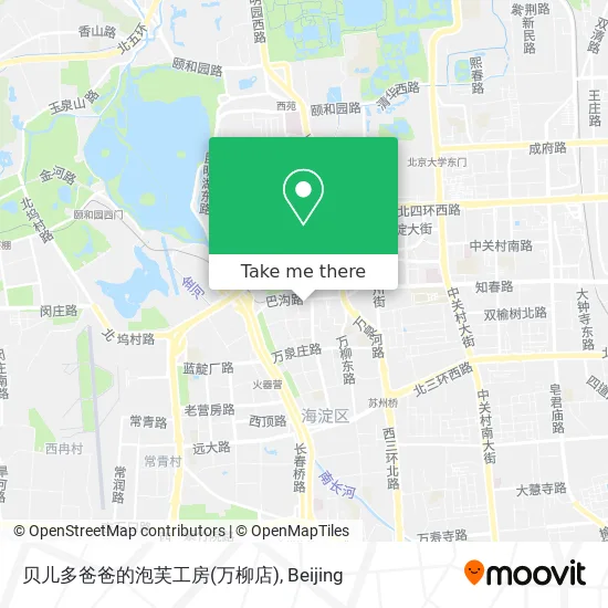 贝儿多爸爸的泡芙工房(万柳店) map