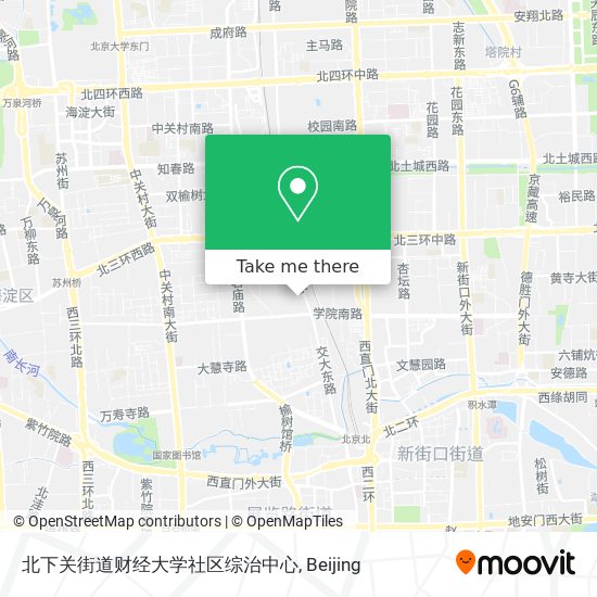 北下关街道财经大学社区综治中心 map