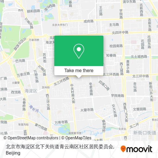 北京市海淀区北下关街道青云南区社区居民委员会 map
