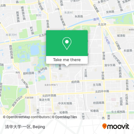 清华大学-一区 map