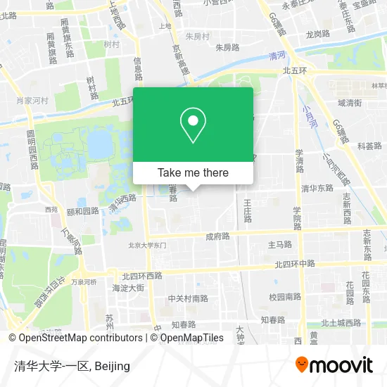 清华大学-一区 map