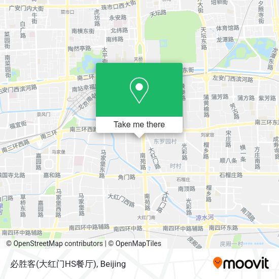 必胜客(大红门HS餐厅) map