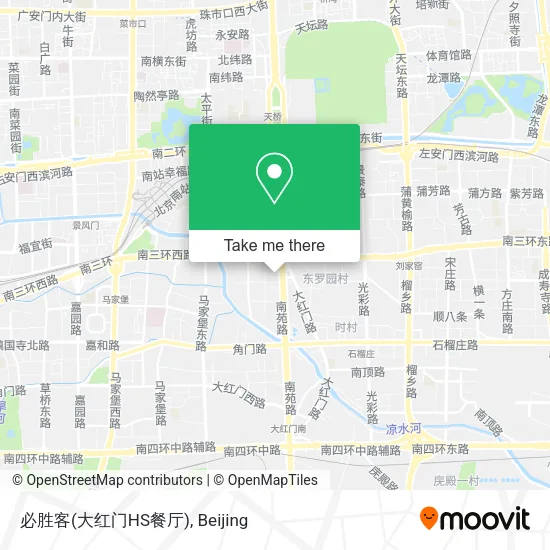 必胜客(大红门HS餐厅) map