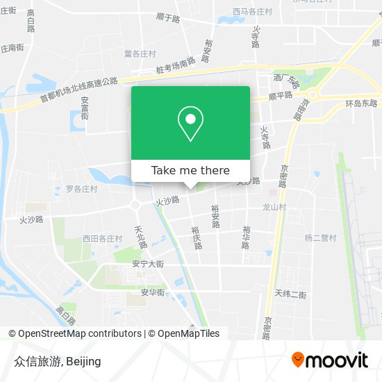 众信旅游 map