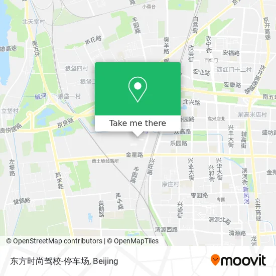 东方时尚驾校-停车场 map
