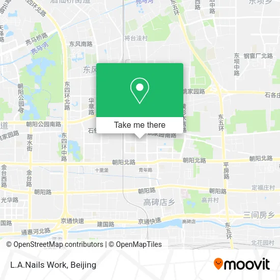 L.A.Nails Work map