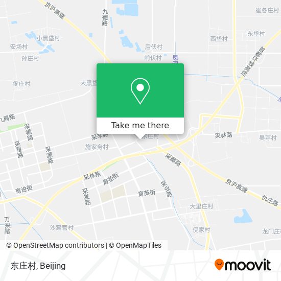 东庄村 map