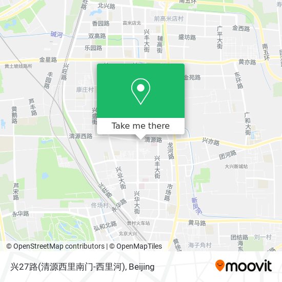 兴27路(清源西里南门-西里河) map