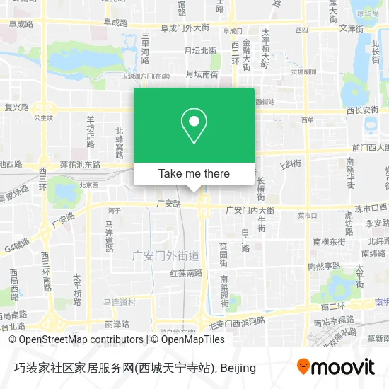 巧装家社区家居服务网(西城天宁寺站) map
