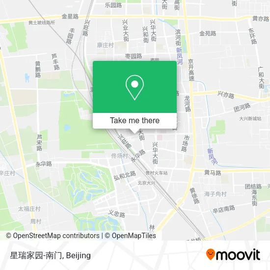 星瑞家园-南门 map