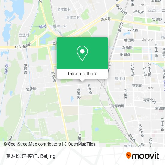 黄村医院-南门 map