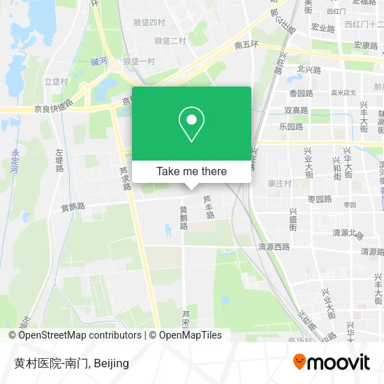 黄村医院-南门 map