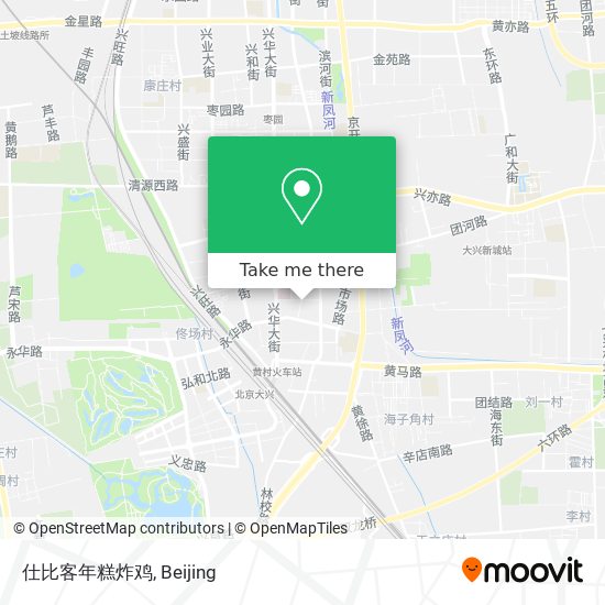 仕比客年糕炸鸡 map