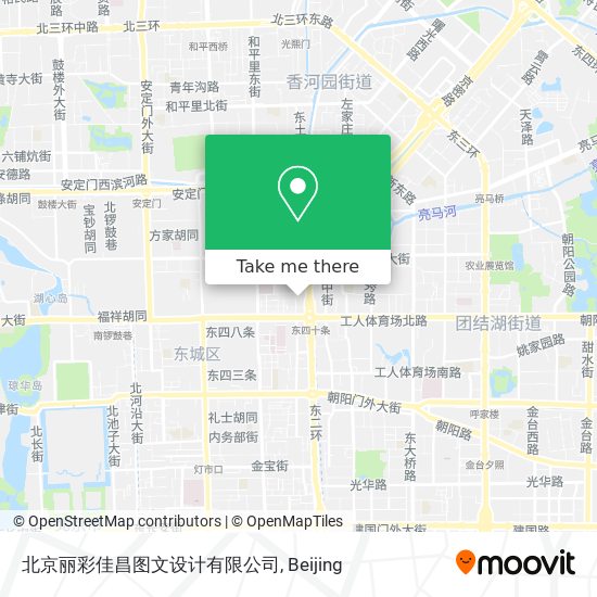 北京丽彩佳昌图文设计有限公司 map