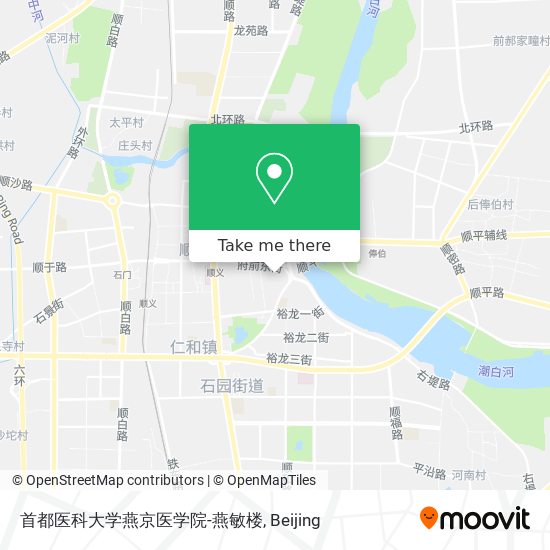 首都医科大学燕京医学院-燕敏楼 map