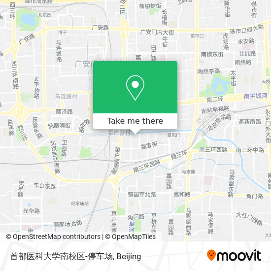 首都医科大学南校区-停车场 map
