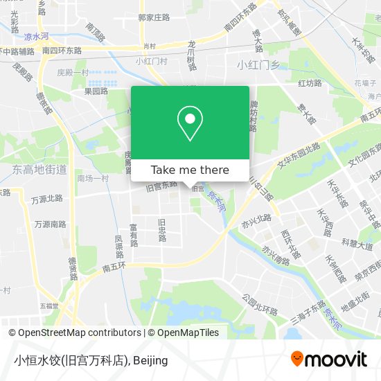 小恒水饺(旧宫万科店) map