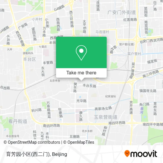 育芳园小区(西二门) map