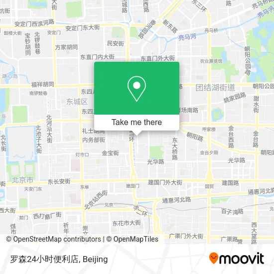 罗森24小时便利店 map