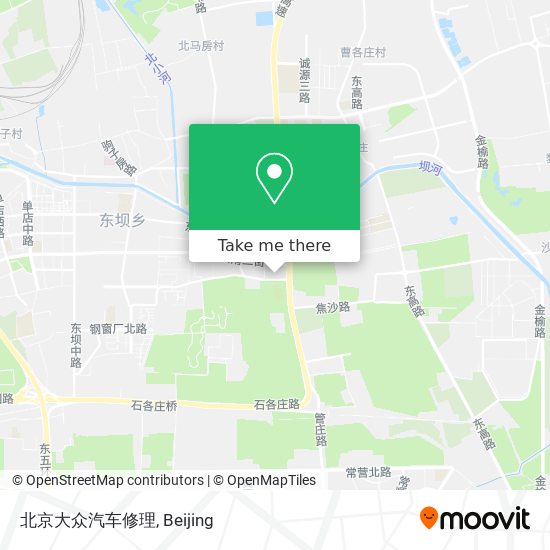 北京大众汽车修理 map