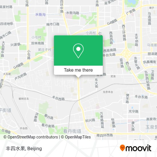 丰四水果 map
