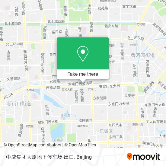 中成集团大厦地下停车场-出口 map