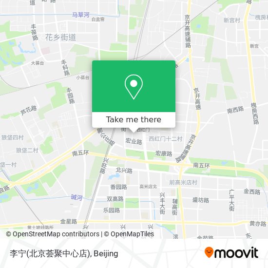 李宁(北京荟聚中心店) map