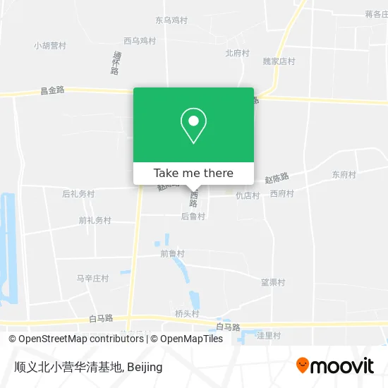 顺义北小营华清基地 map