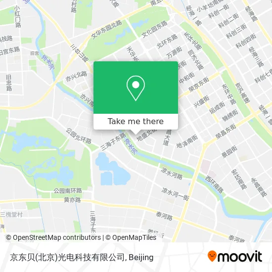 京东贝(北京)光电科技有限公司 map
