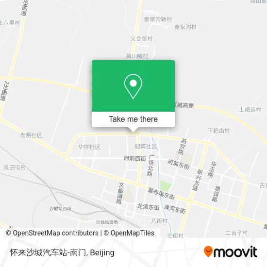 怀来沙城汽车站-南门 map