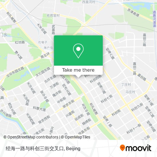 经海一路与科创三街交叉口 map