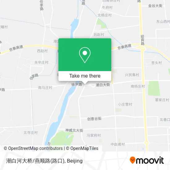 潮白河大桥/燕顺路(路口) map