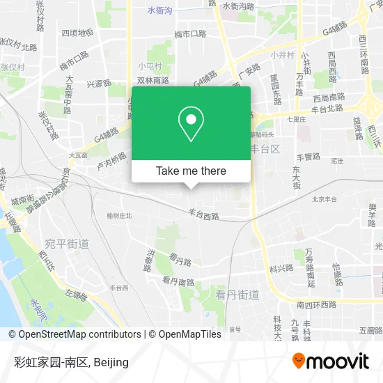 彩虹家园-南区 map