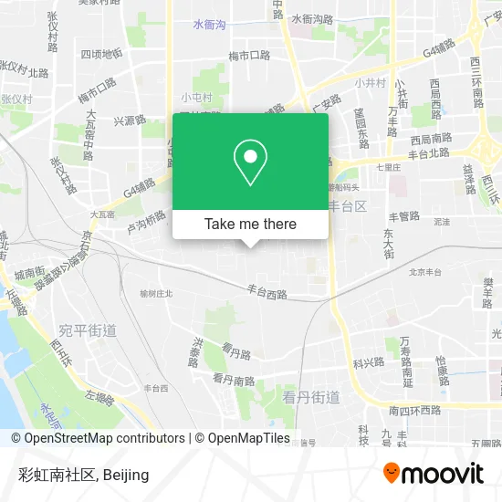 彩虹南社区 map