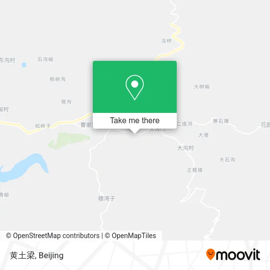 黄土梁 map