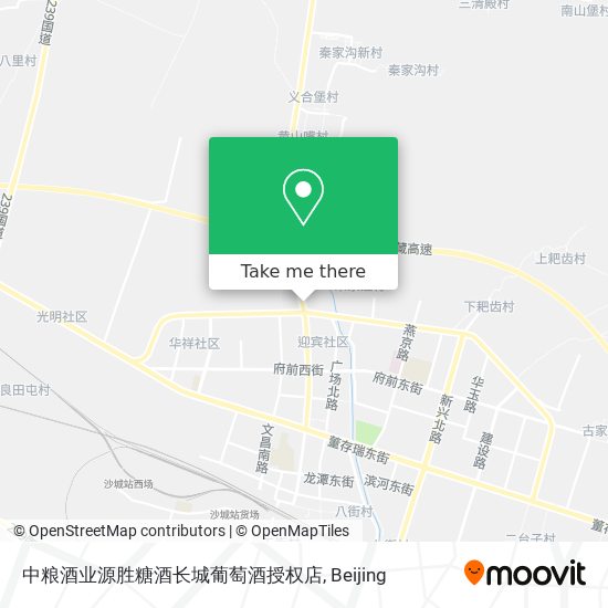 中粮酒业源胜糖酒长城葡萄酒授权店 map