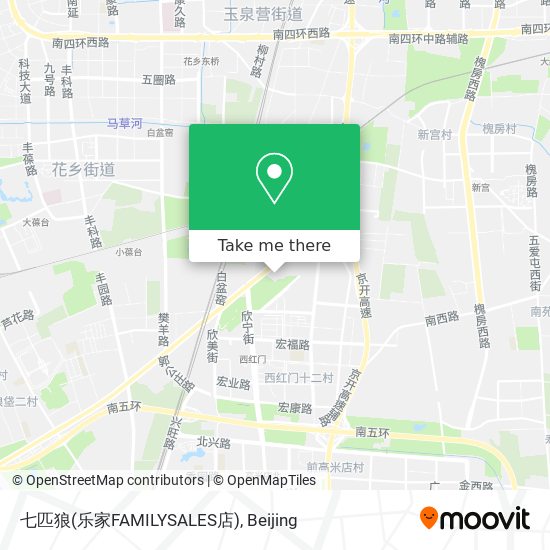 七匹狼(乐家FAMILYSALES店) map