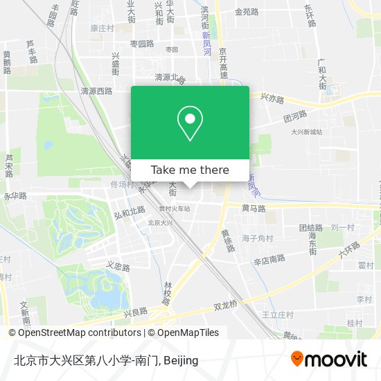 北京市大兴区第八小学-南门 map