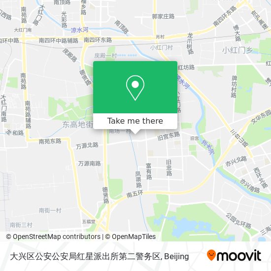 大兴区公安公安局红星派出所第二警务区 map