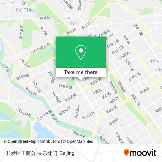 开发区工商分局-东北门 map