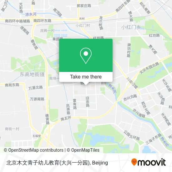 北京木文青子幼儿教育(大兴一分园) map