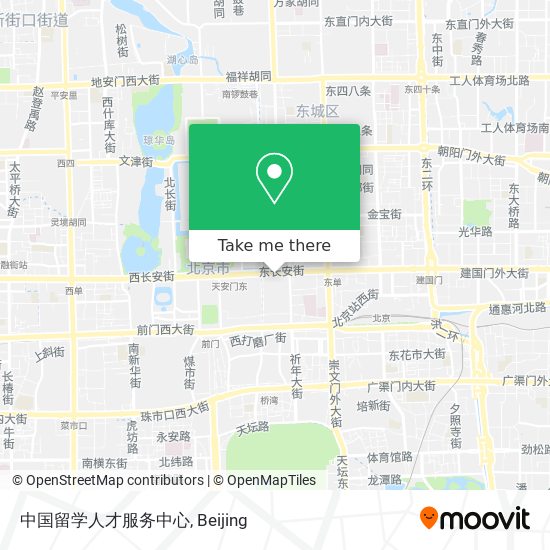 中国留学人才服务中心 map