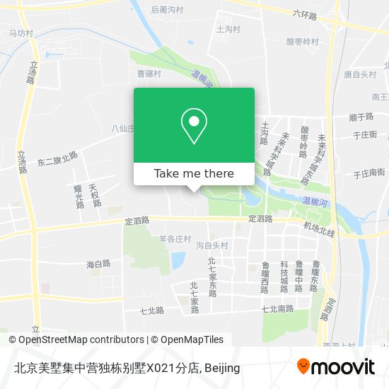北京美墅集中营独栋别墅X021分店 map