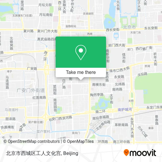 北京市西城区工人文化宫 map