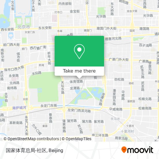 国家体育总局-社区 map