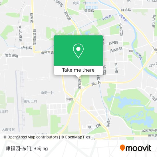 康福园-东门 map