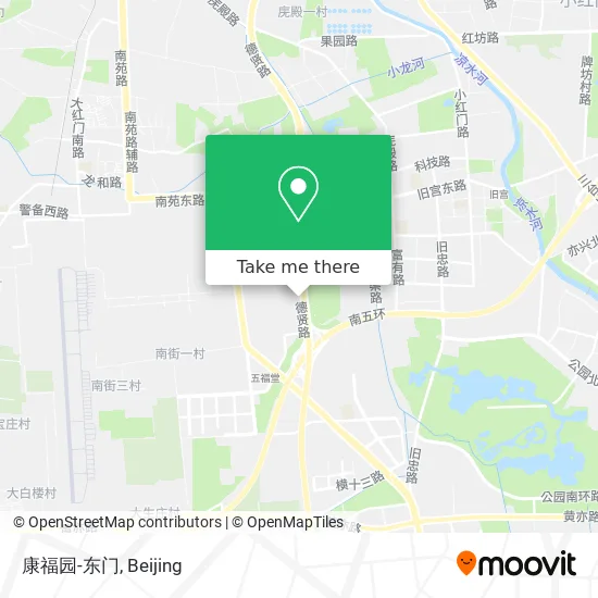 康福园-东门 map