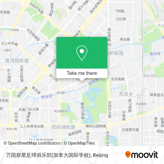 万国群星足球俱乐部(加拿大国际学校) map