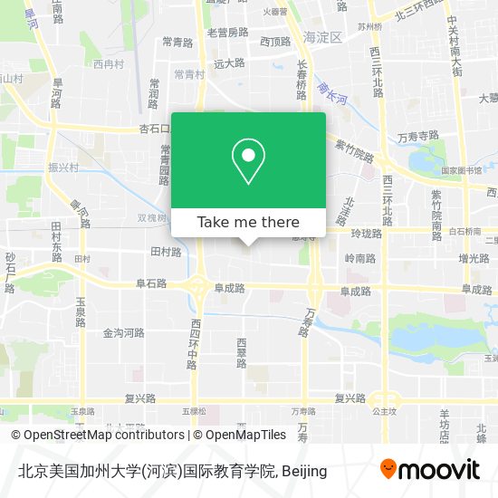 北京美国加州大学(河滨)国际教育学院 map