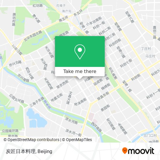 炭匠日本料理 map